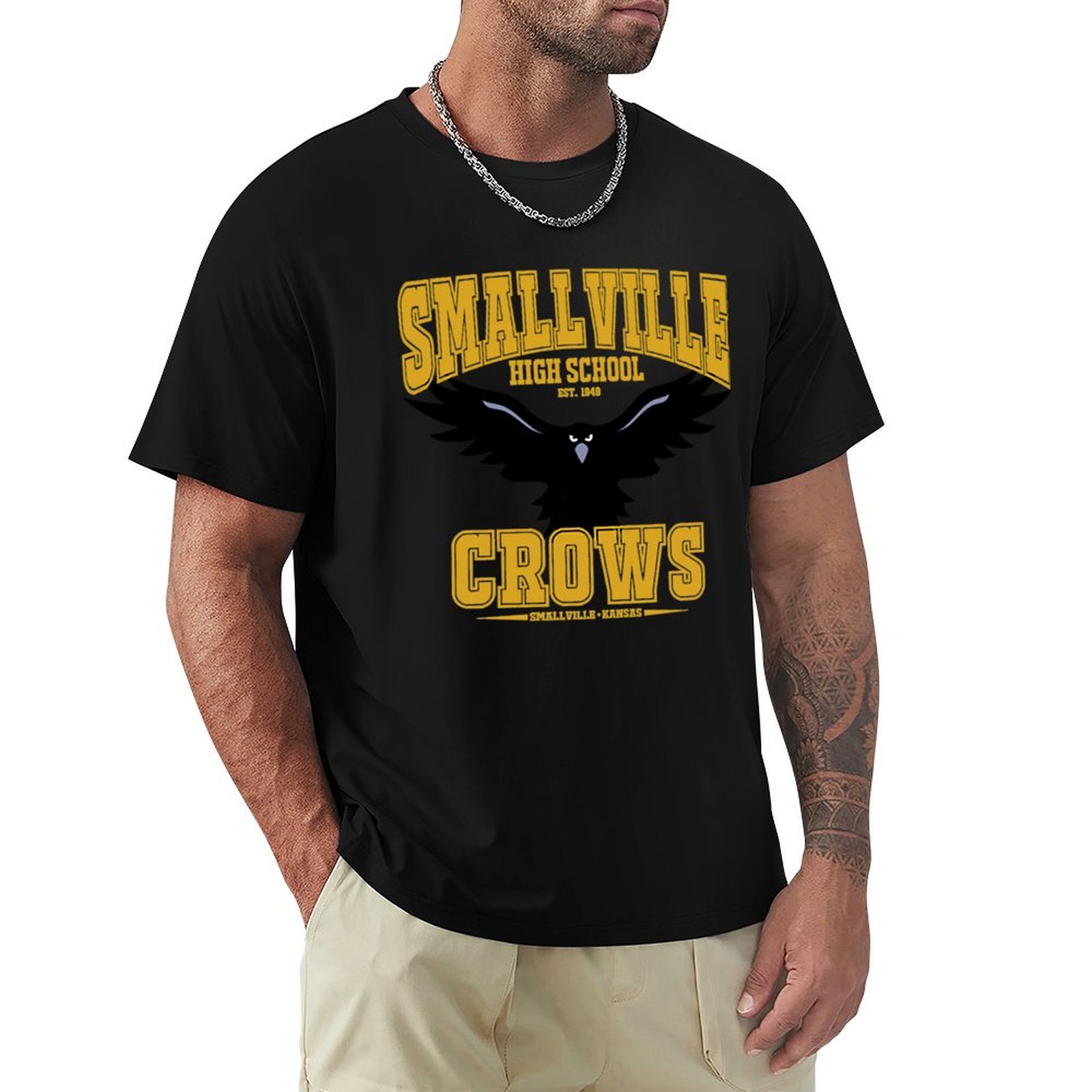 Home Gym China - Футболка Smallville Home of the Crows