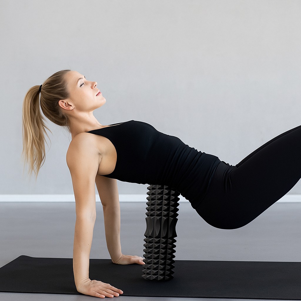Foam Roller High Density - Фитнес-ролик из ЭВА-пены для массажа спины