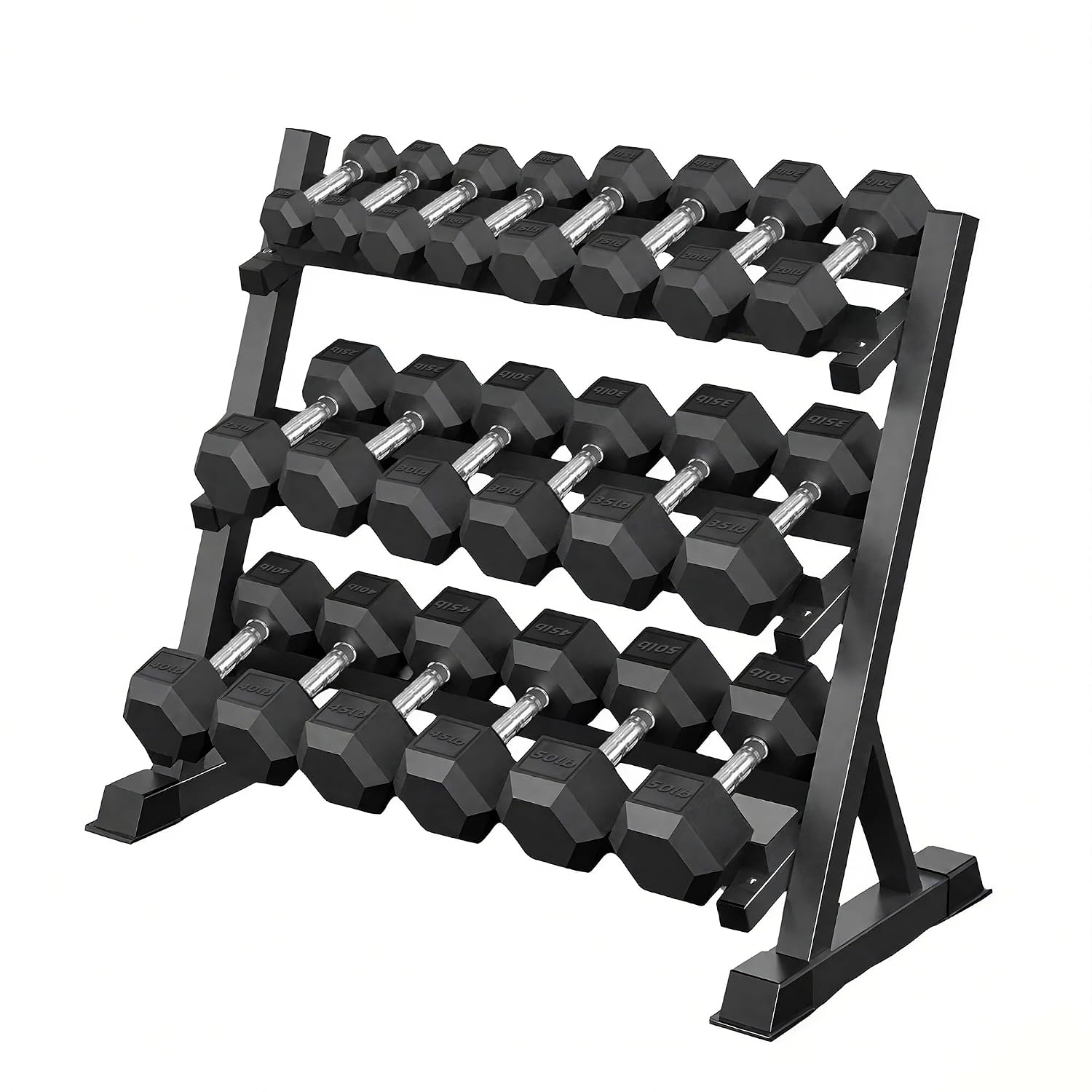 Hex Dumbbell Set - Набор гантелей с шестигранной формой весом