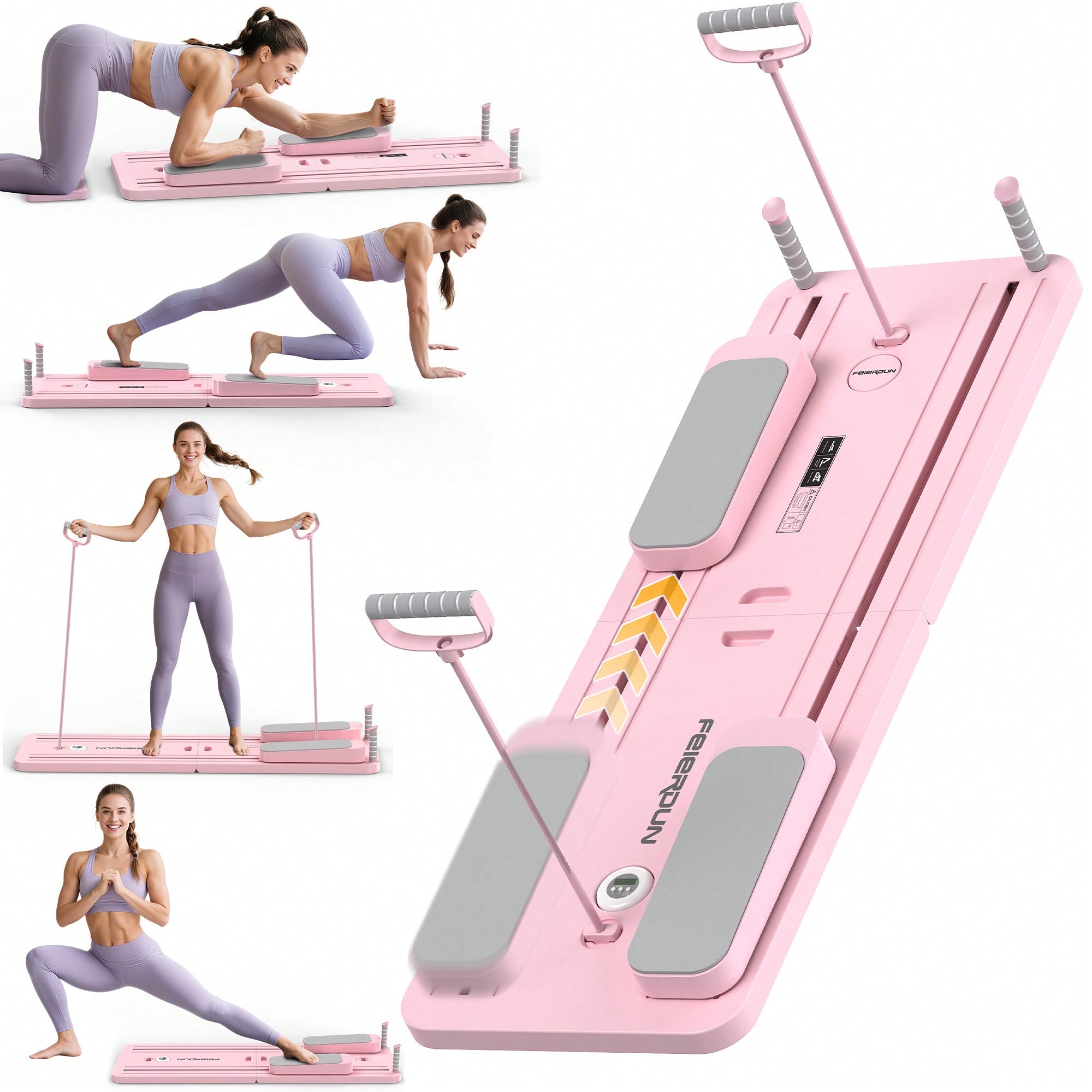 Home Gym For Small Spaces - Многофункциональная фитнес-доска FEIERDUN с автоматическим отскоком,