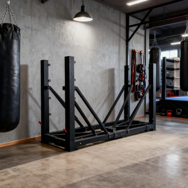 Home Gym Foldable - Складной боксерский ринг-комплект: компактное оборудование для