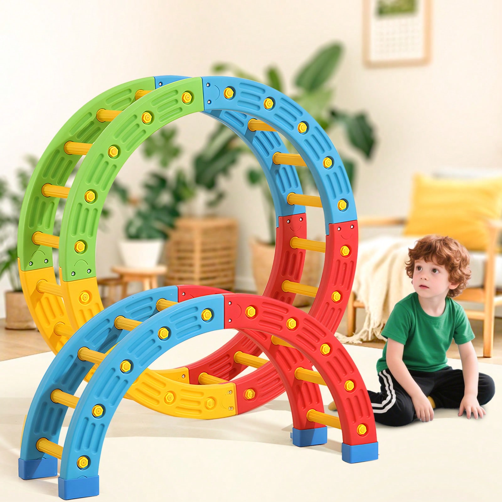 Home Gym For Kids - GCCSJ 2-в-1 складной игровой комплекс для