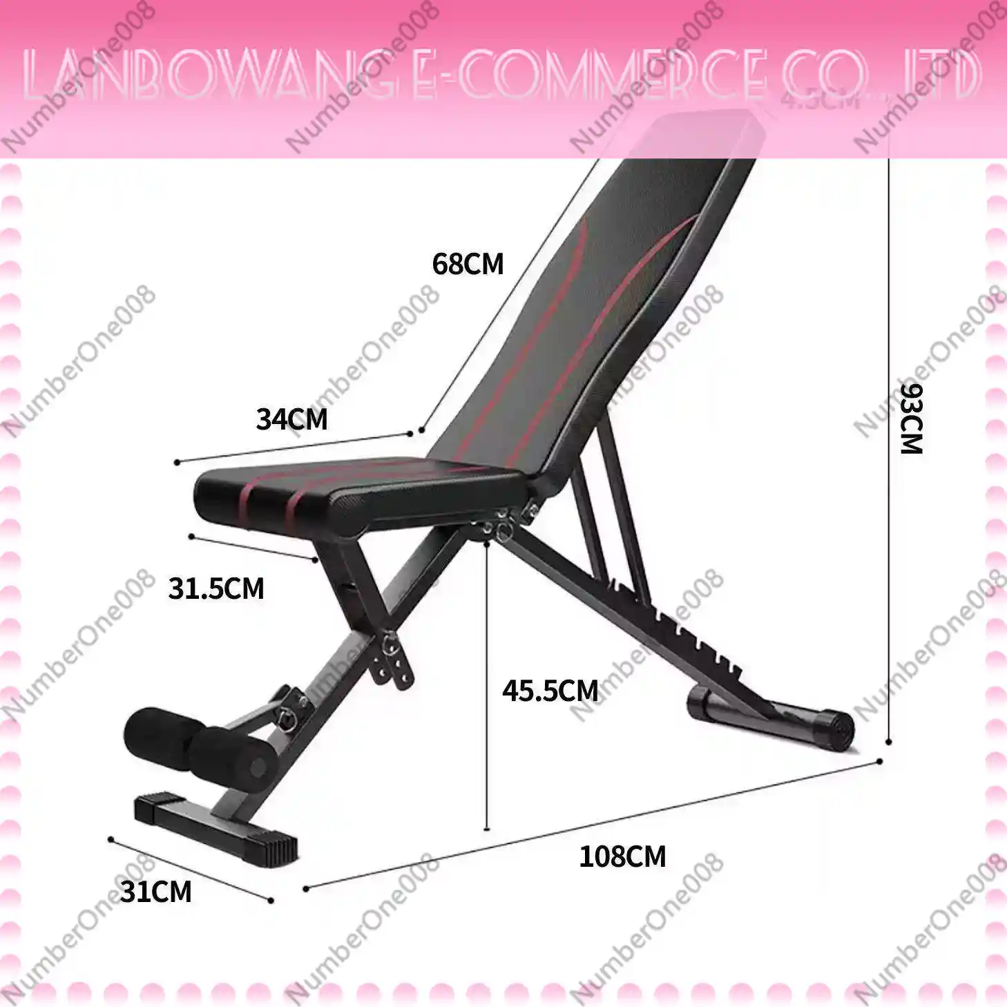 Home Gym Installation - Складная скамья для гантелей, доска для
