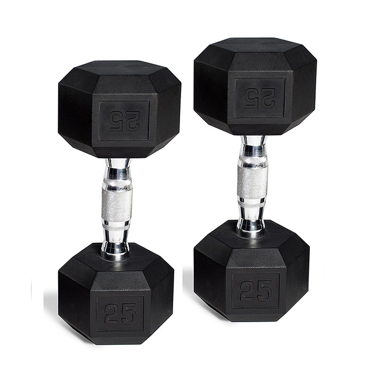 Hex Dumbbell Set - Наборы гексагональных резиновых гантелей / Гантели