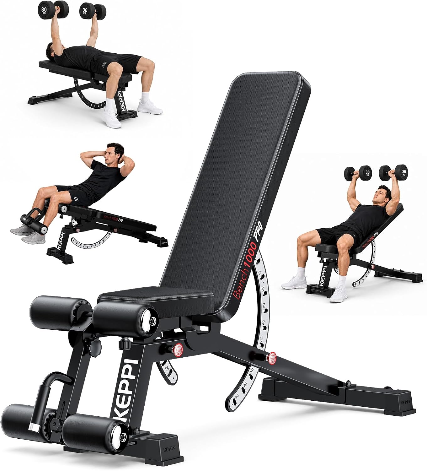 Home Gym Weight Bench - Регулируемая силовая скамья, выдерживающая нагрузку до
