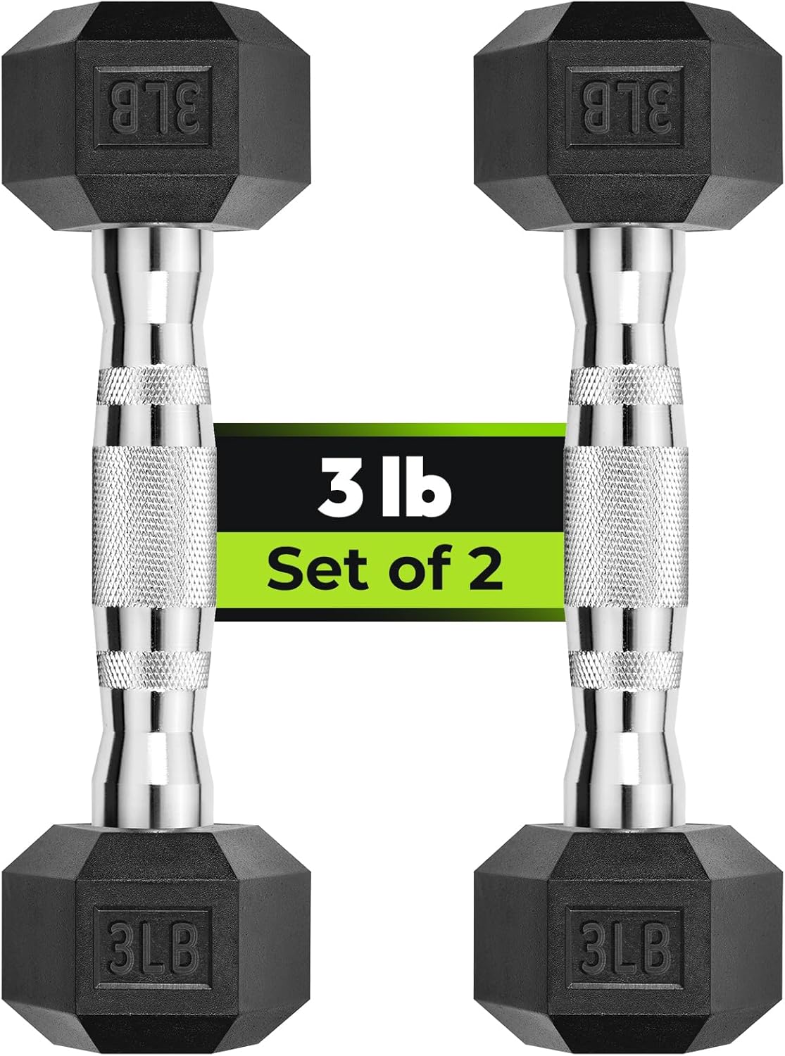 Hex Dumbbell Set - Набор гексагональных гантелей 2.5-65 фунтов с