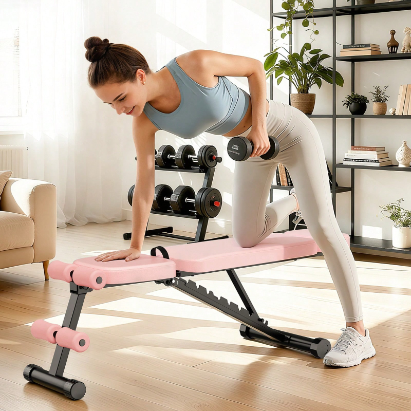 Home Gym Foldable - Регулируемая складная скамья для силовых тренировок
