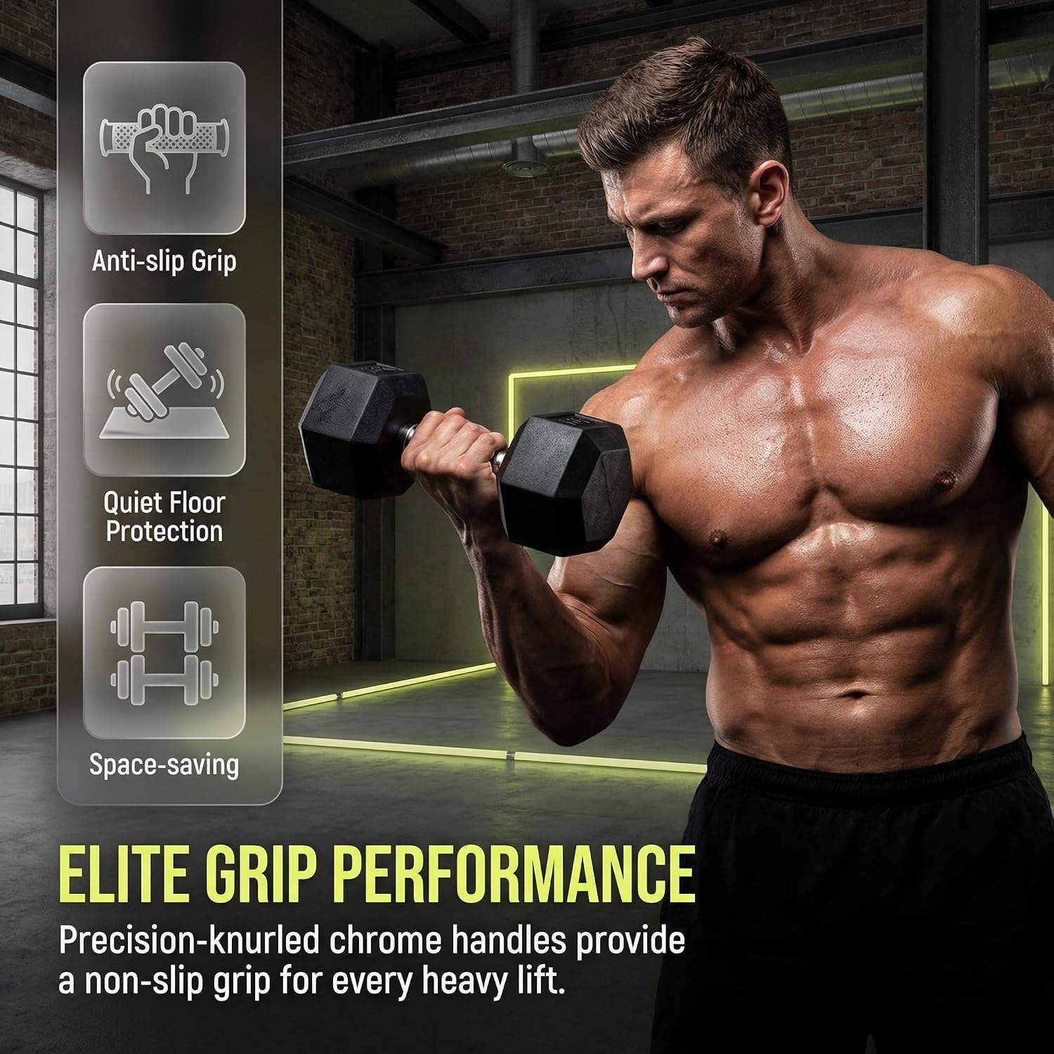 Набор гантелей с шестигранной  – обзор и цена Hex Dumbbell Set
