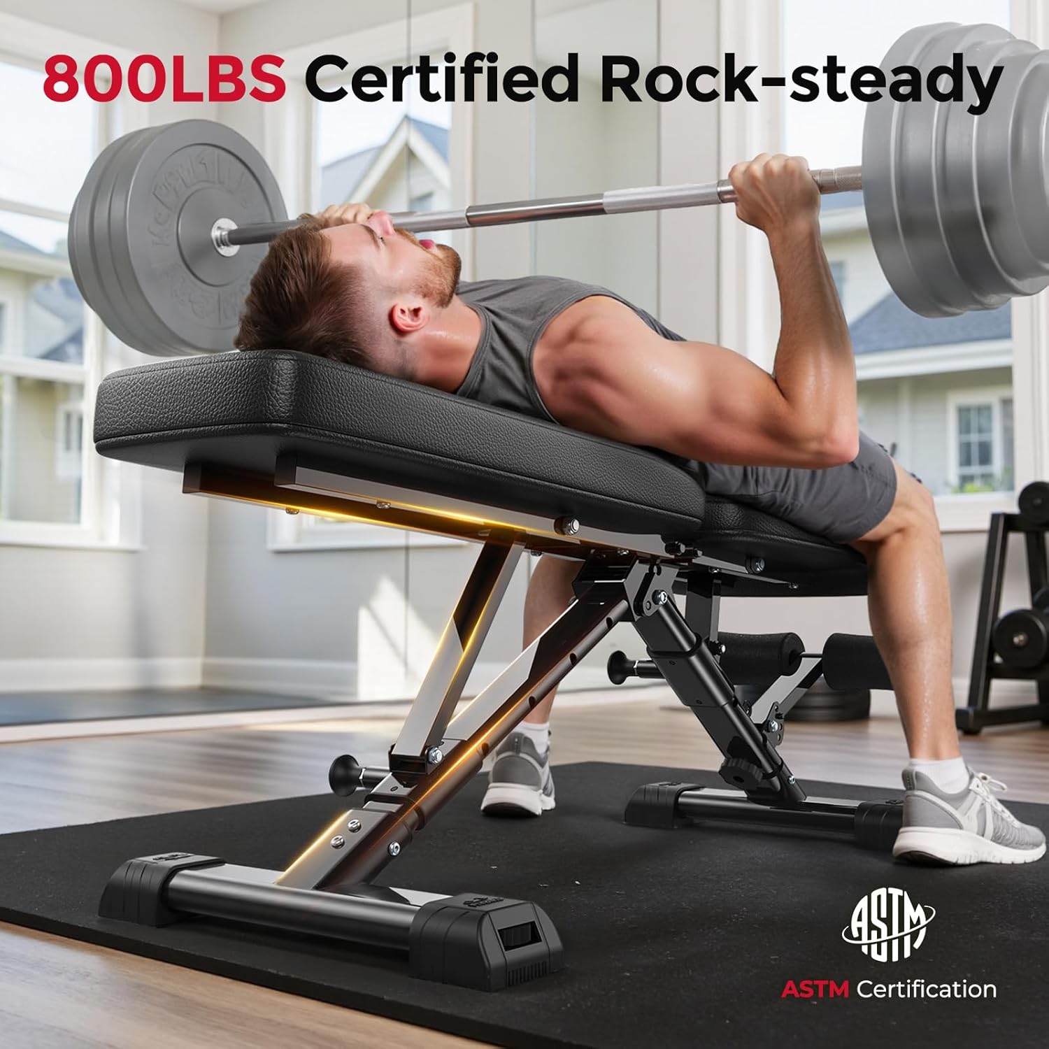 Регулируемая скамья для домашн – обзор и цена Home Gym Weight Bench