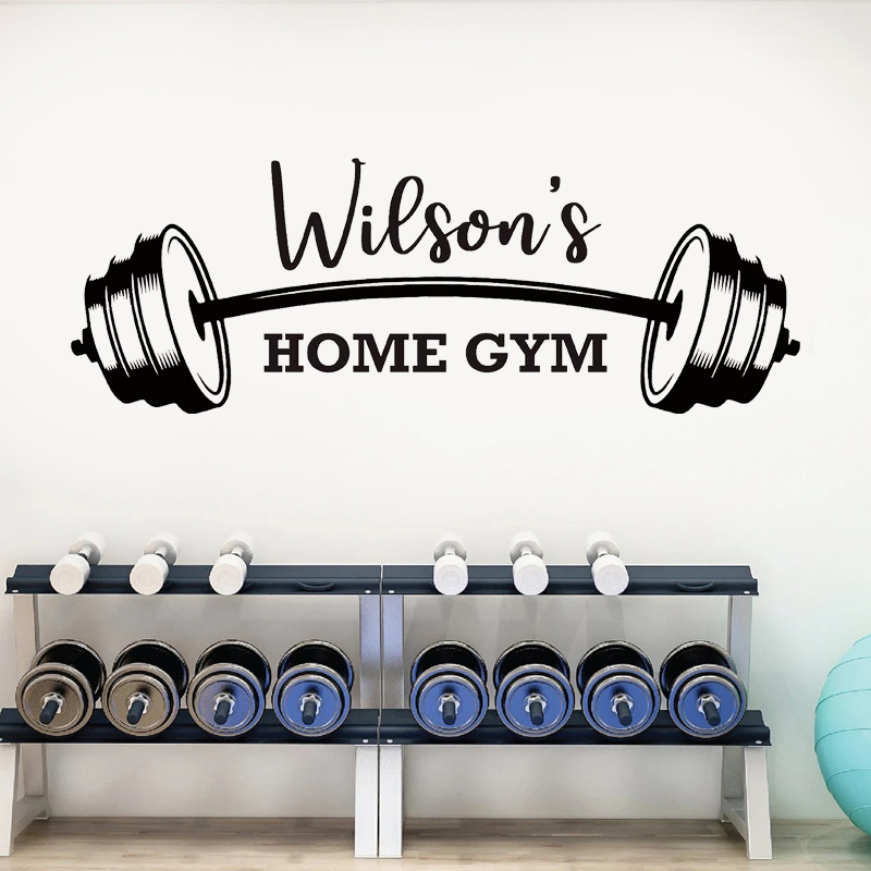 Персонализированная наклейка н – обзор и цена Home Gym Names