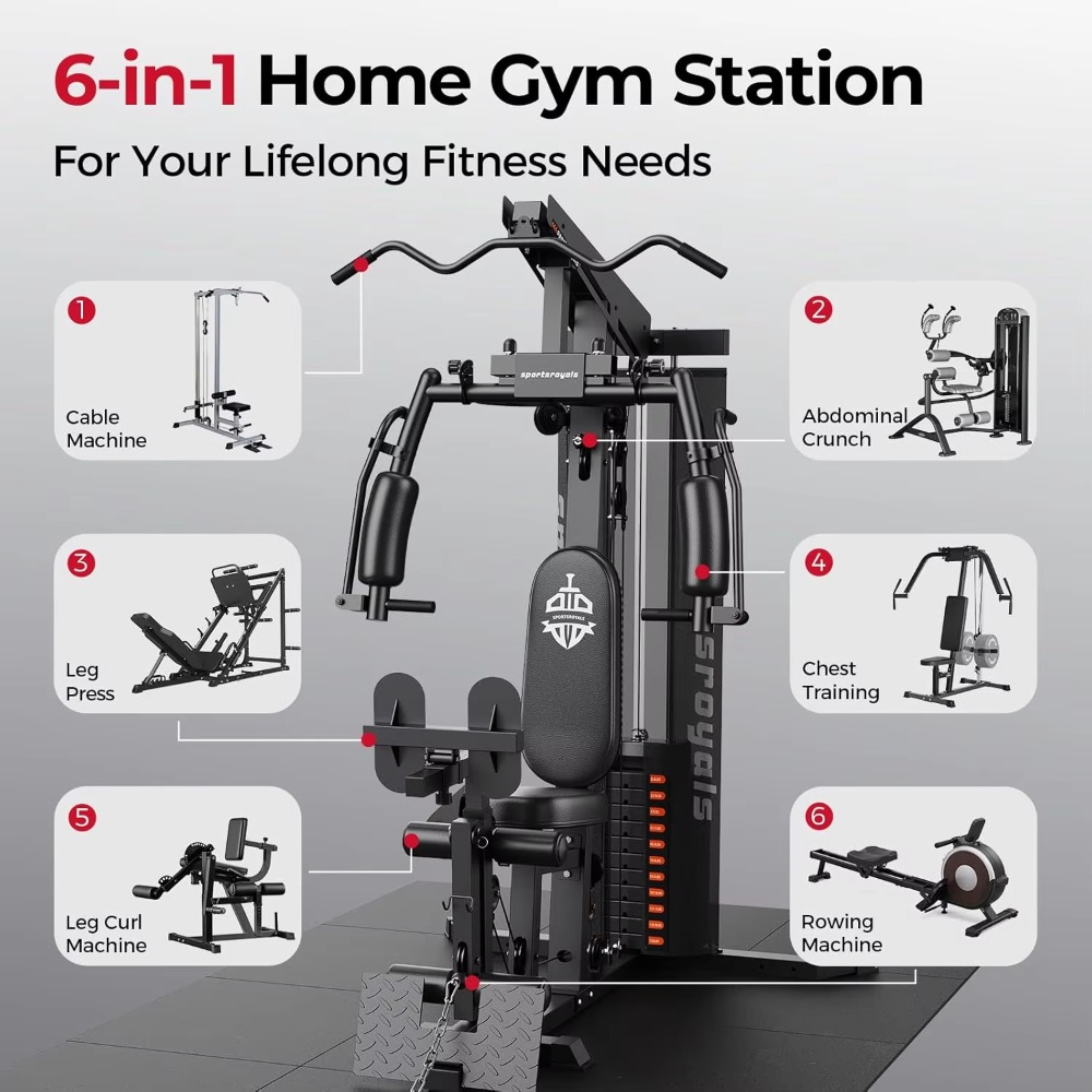 Многофункциональный домашний т – обзор и цена Home Gym Cable Machine With Weight Stack