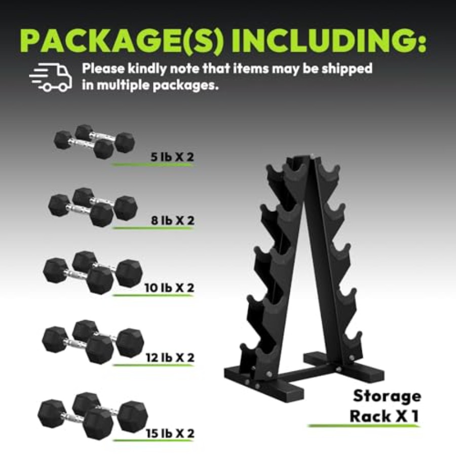Набор гексагональных гантелей  – обзор и цена Hex Dumbbell Set