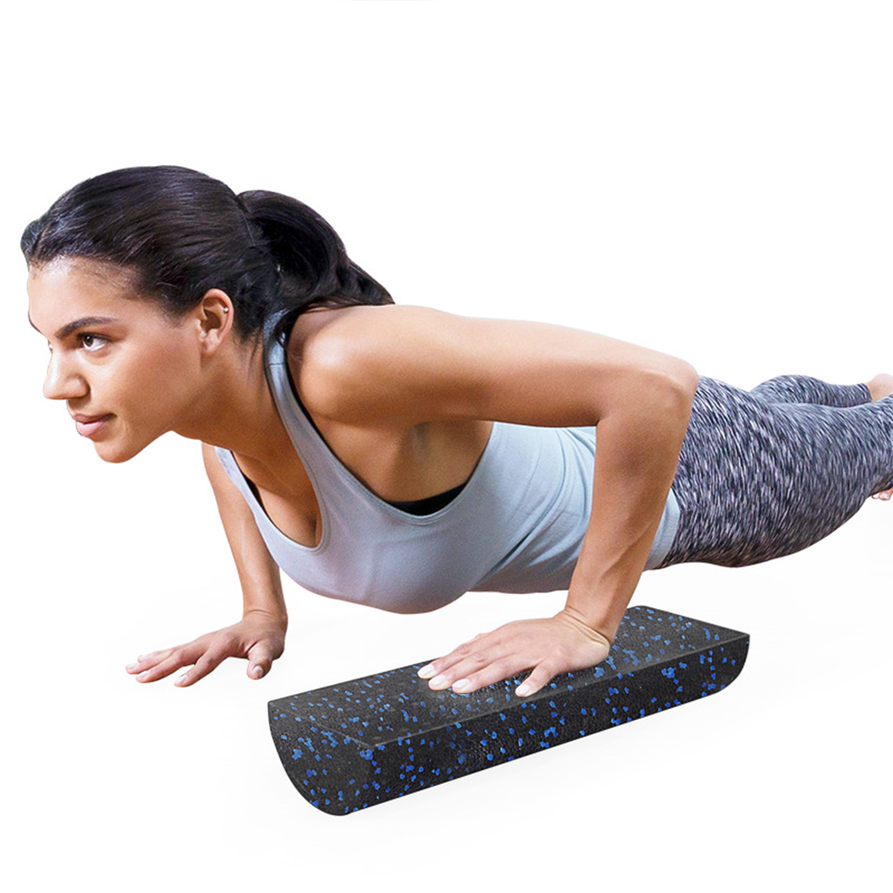 Полукруглый йога-ролик, высоко – обзор и цена Foam Roller High Density