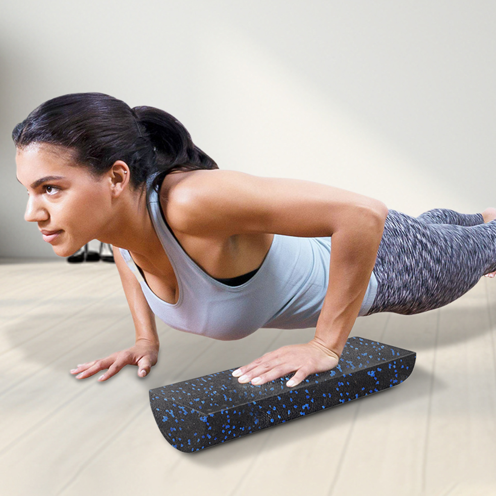 Полукруглый йога-ролик, высоко – обзор и цена Foam Roller High Density