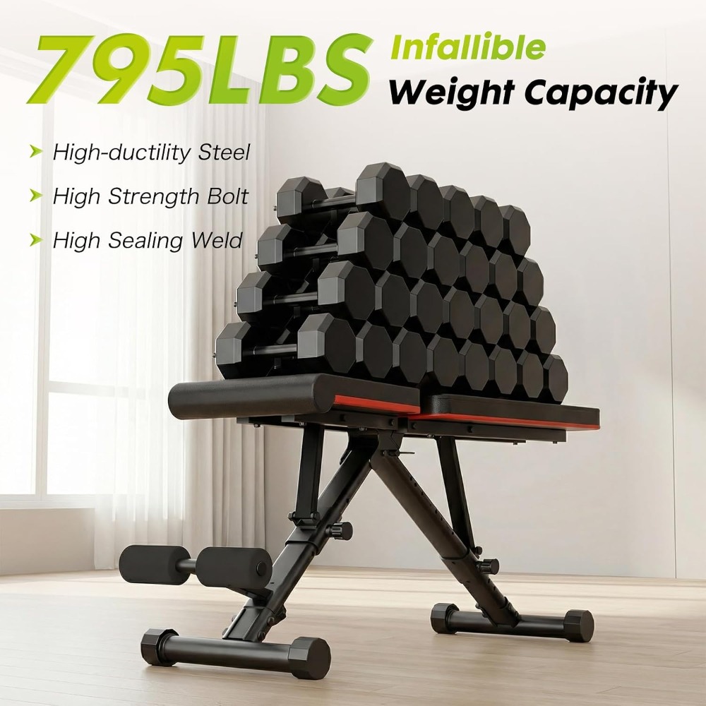Регулируемая скамья для силовы – обзор и цена Home Gym Weight Bench