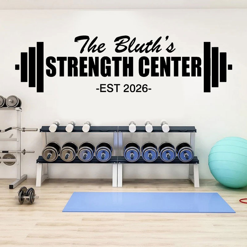 Персонализированная наклейка с – обзор и цена Home Gym Names