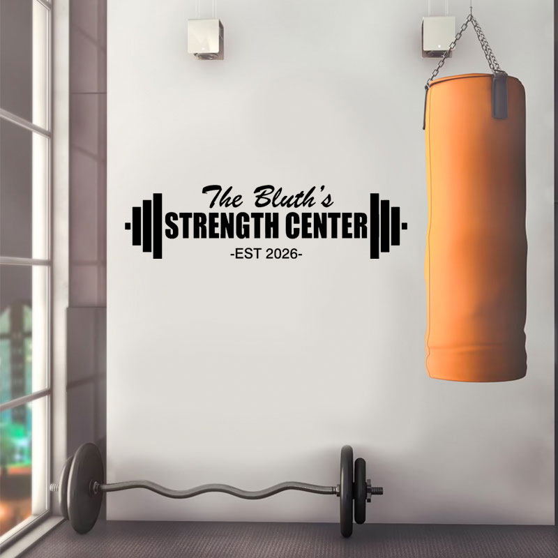 Персонализированная наклейка с – обзор и цена Home Gym Names