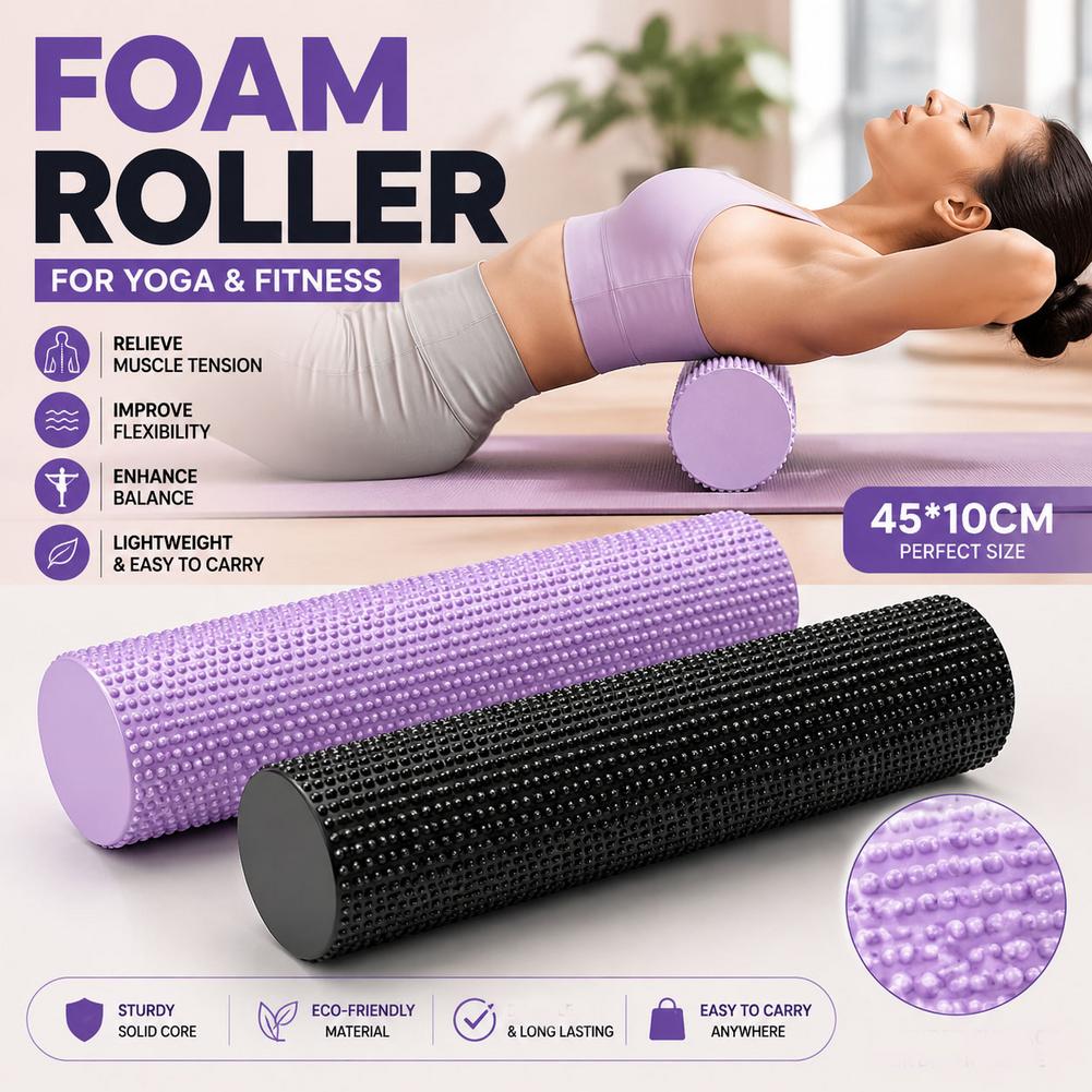 Валик для йоги из пены EVA выс – обзор и цена Foam Roller High Density