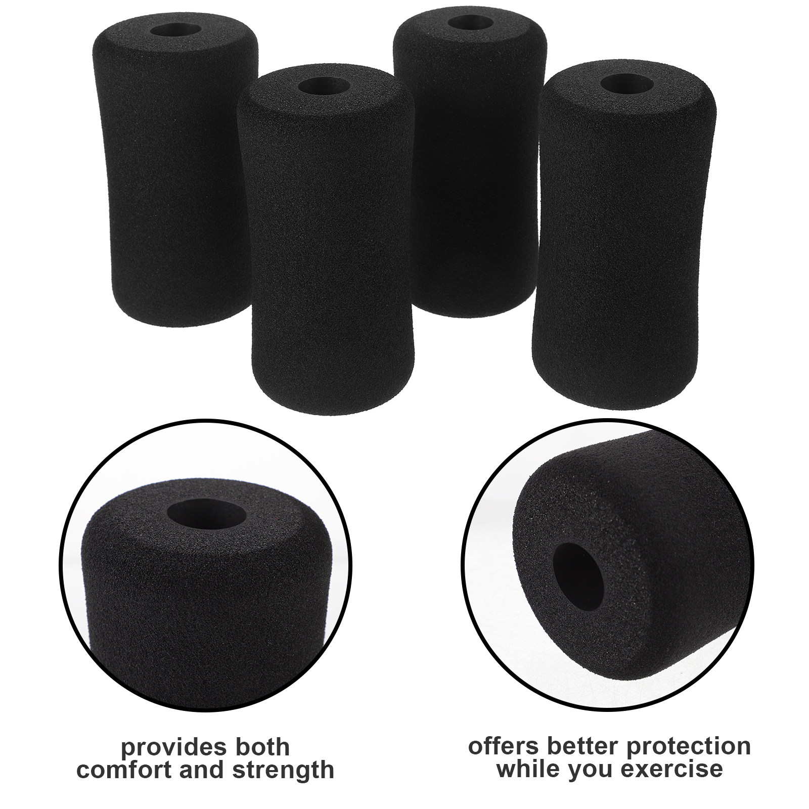 16 шт. черных поролоновых поду – обзор и цена Foam Roller High Density