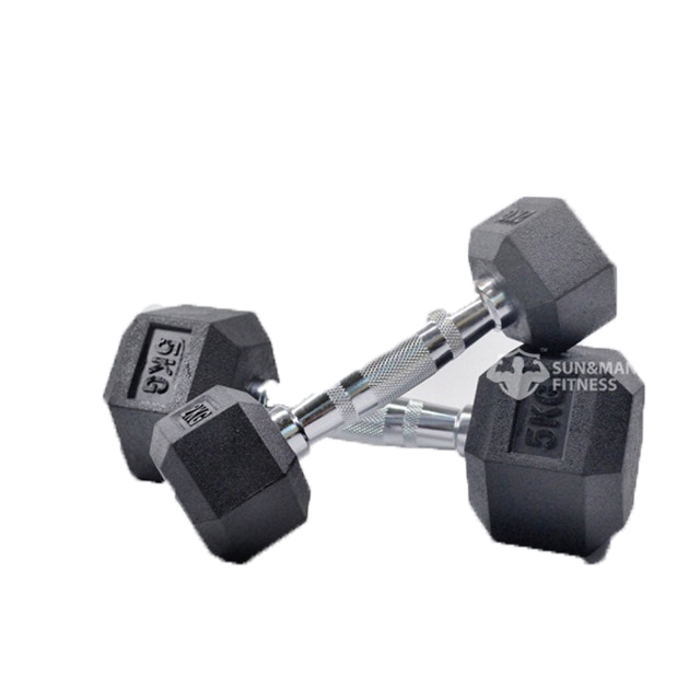 Наборы гексагональных резиновы – обзор и цена Hex Dumbbell Set