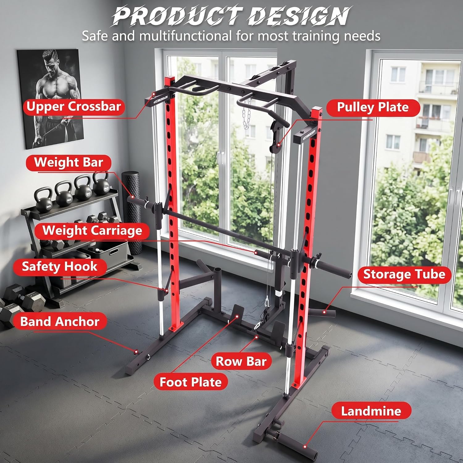 Многофункциональный силовой тр – обзор и цена Home Gym All In One