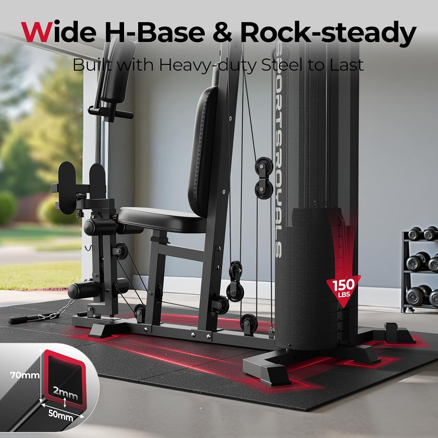 Домашний тренажерный зал, мног – обзор и цена Home Gym With Leg Press