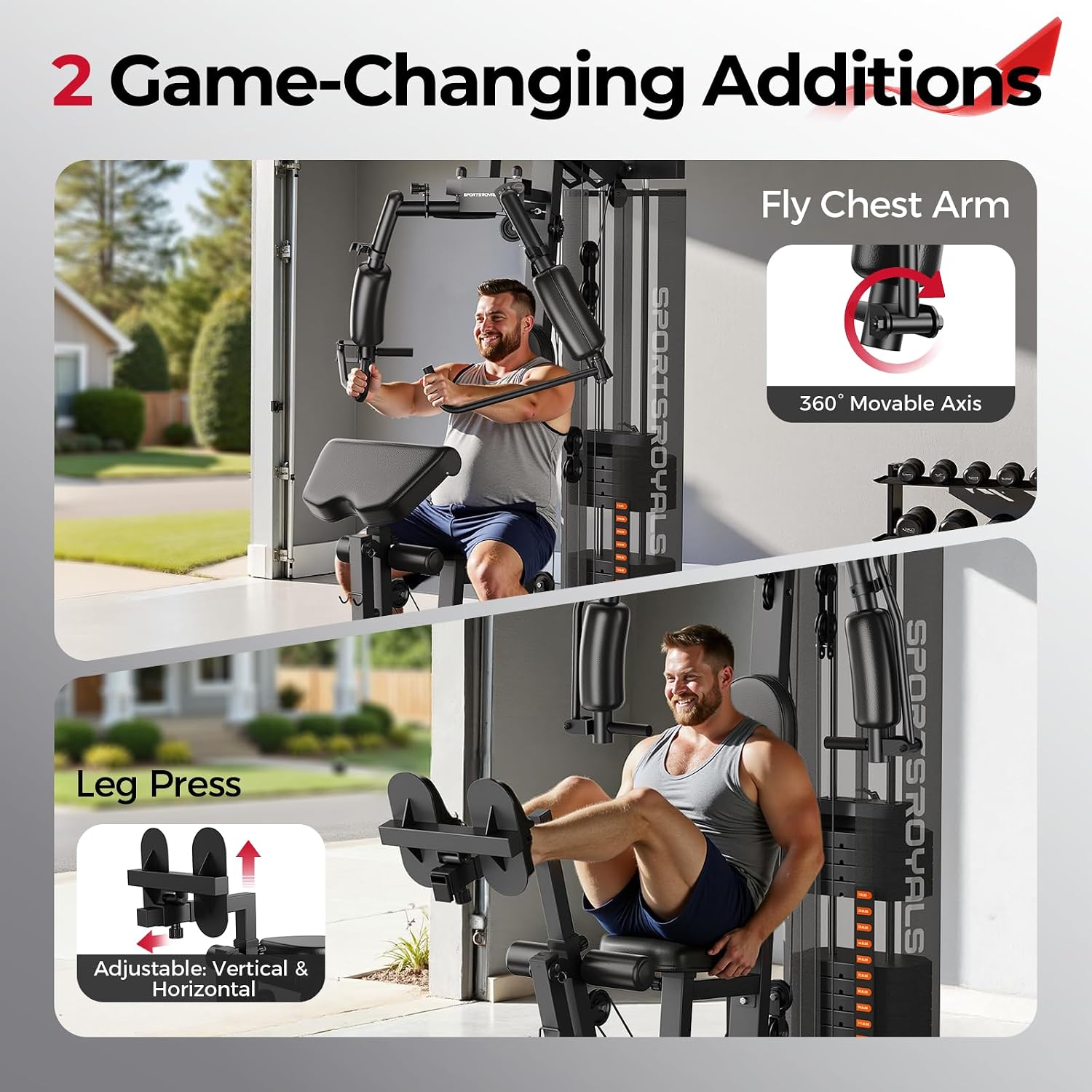Домашний тренажерный зал, мног – обзор и цена Home Gym With Leg Press
